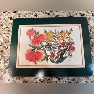 The Casa Collection Wildflowers of Australia Placemats Set